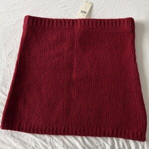 Anthropologie NWOT Flat White Tube Top Sweater